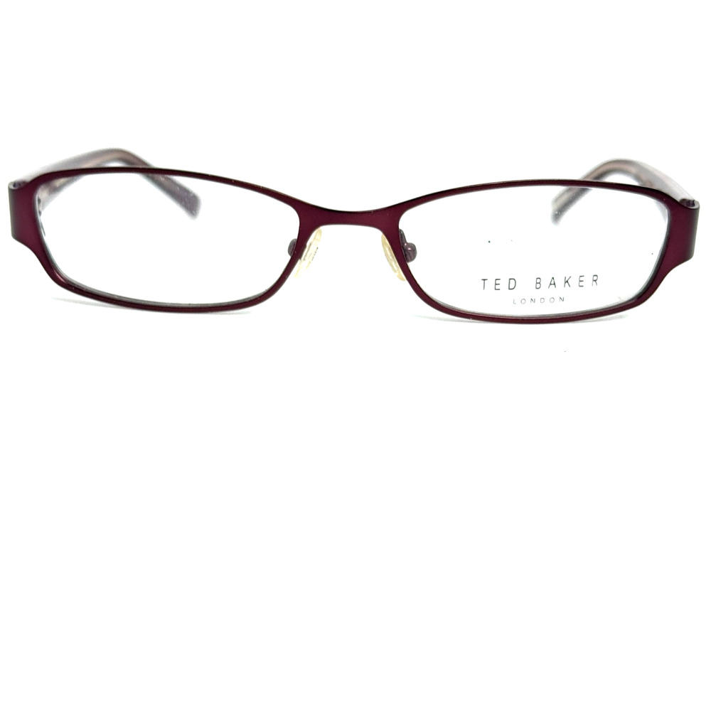 Ted Baker‎ Eyeglasses Frame Zizi B165 Men's Purple Rectangular 51-17-135 H19838